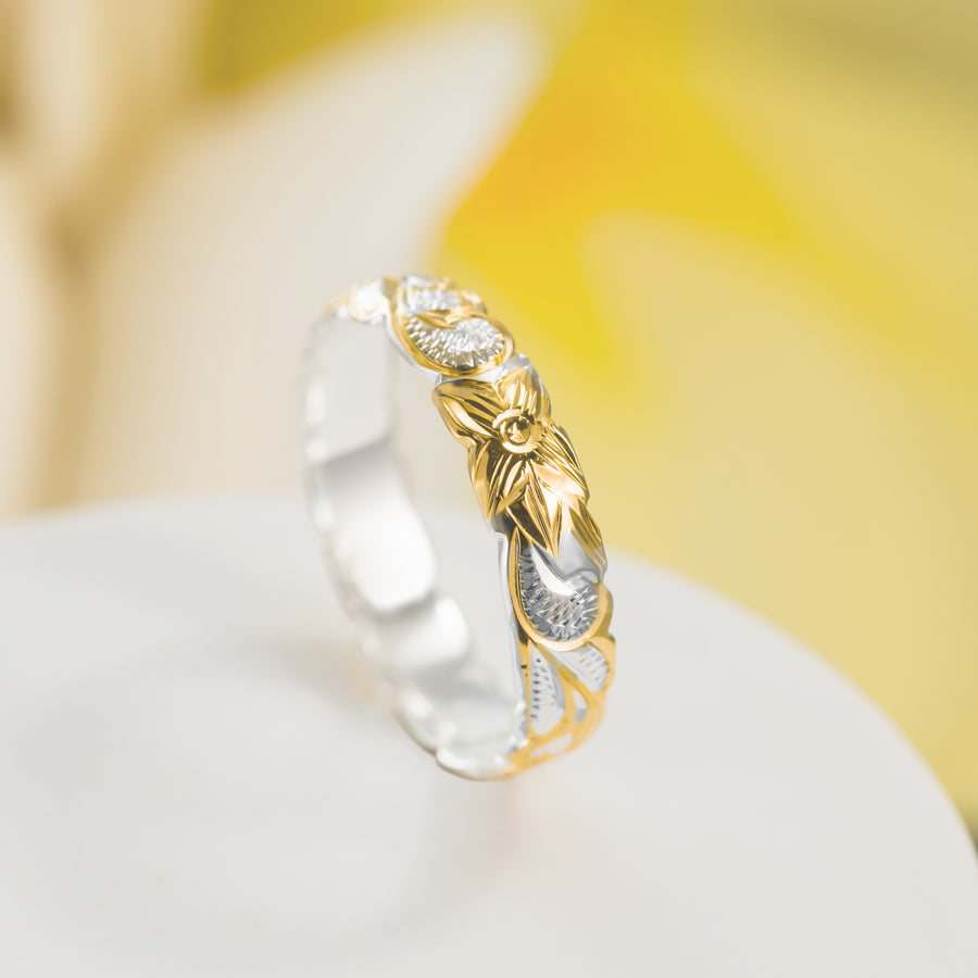 Exquisite Diamond Princess Ring in 14K Solid Gold - Victorian Band Women